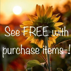 ‼️FREE with Purchase items‼️